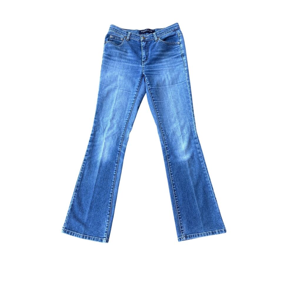 Giordano Blues Low Rise Bootcut Jeans Y2K Faded Wash W26